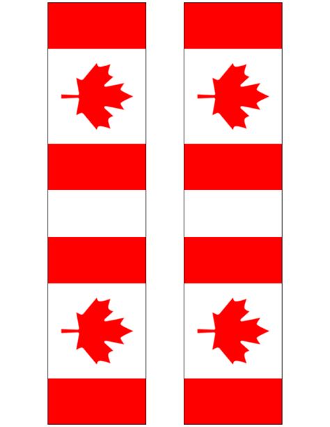 printable canada flag
