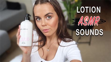 asmr massaging you with body lotion w lotion sounds youtube