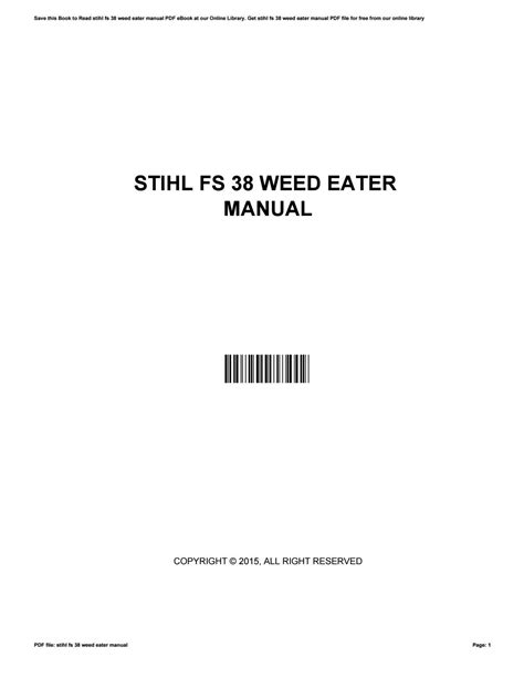 stihl fs  weed eater manual  xww issuu