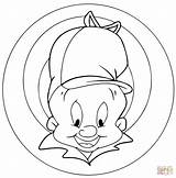 Elmer Fudd Looney Tunes Coloring Pages Supercoloring Elephant Printable Drawing Sylvester Tweety Taking Cartoon Sheet sketch template