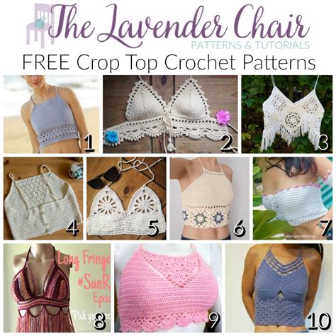 crochet crop top kelsie top pattern patterns craft supplies tools