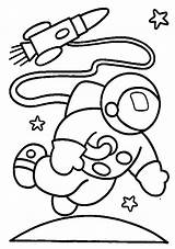 Espacial Nave Astronauta sketch template