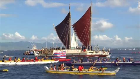 hawaii deep sea canoe returns home  global voyage