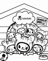 Tokidoki Coloring Pages Donutella Thorny Beasts Pags Everything Cute Character Book Library Xcolorings Popular Choose Board Coloringhome sketch template