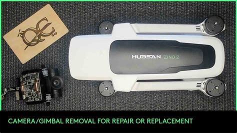 hubsan zino  camera gimbal easy removal  repair  replacement youtube