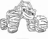Blaze Coloring Pages Monster Machines Stripes Ross Bob Print Getdrawings Getcolorings Excellent sketch template