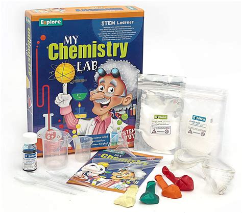 explore stem learner  chemistry lab diy science experiment kit