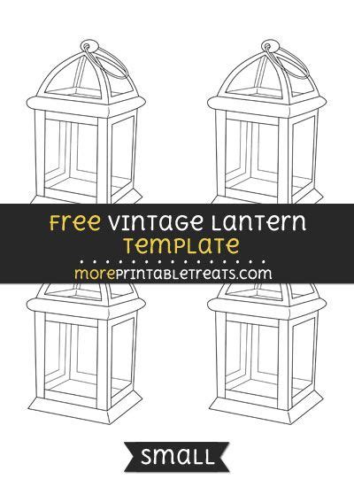 vintage lantern template small lantern template paper