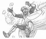 Antman Superheroes Homem Formiga Catched Onlinecoloringpages sketch template