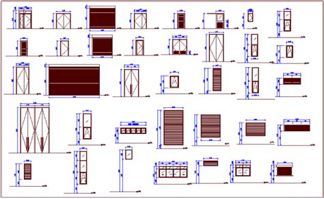 casement window plan elevation section cad block dwg  home plans design