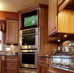 modern kitchen design trends stylishly incorporating tv sets  kitchen interiors