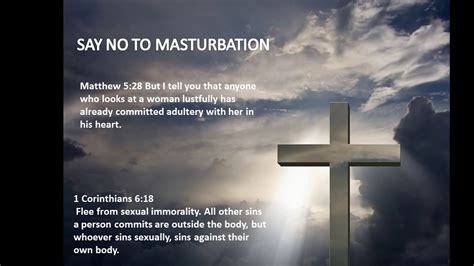 Say No To Masturbation It Is A Sin Youtube