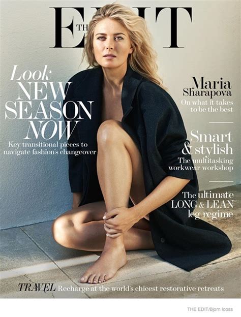 maria sharapova the edit magazine august 2014 issue