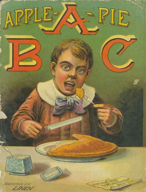 Apple Pie A B C 1888 Mcloughlin Brothers Publishing Alphabet Book