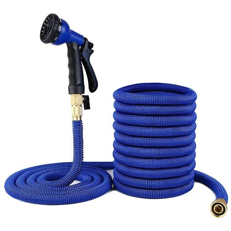 ohuhu expandable garden hose lightweight strong water hose  double latex core  solid