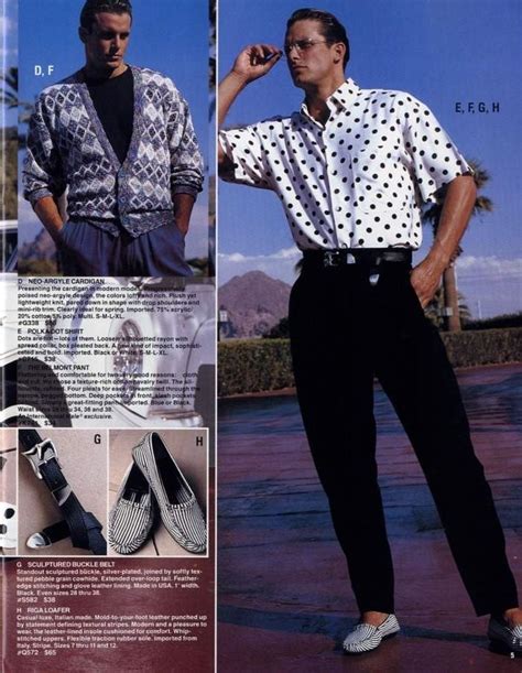 International Male Late 80s Mens Fashion 1989  80s