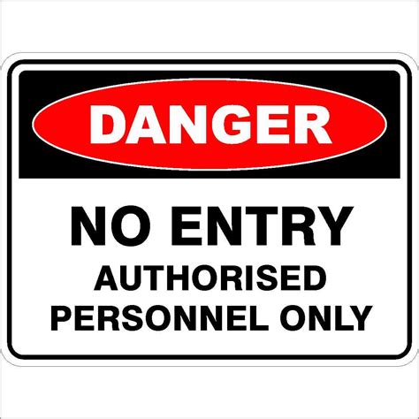 entry authorised personnel  buy  discount safety signs australia