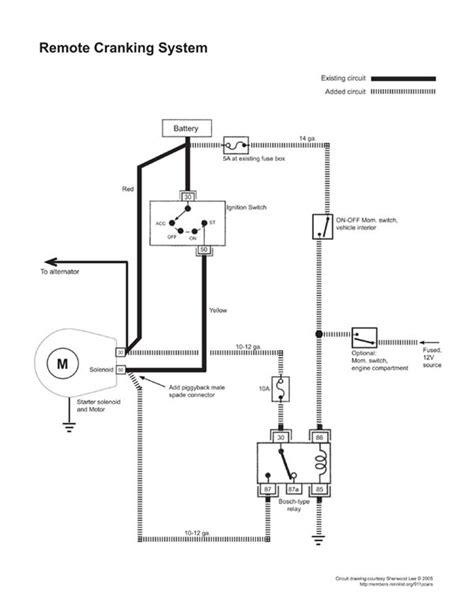 remote starter switch wiring diagram