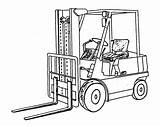 Truck Coloring Pages Semi Fork Lift Drawings Forklift Kids Clipart Clip Trucks Boys Equipment Cliparts Library Pallet Storage Reach Popular sketch template