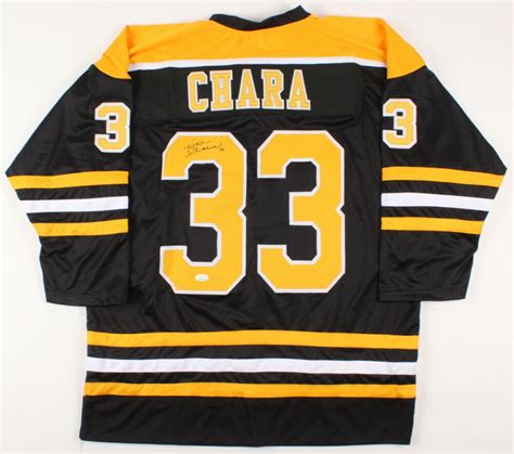 Zdeno Chara Autographed Signed Boston Bruins Jersey Jsa