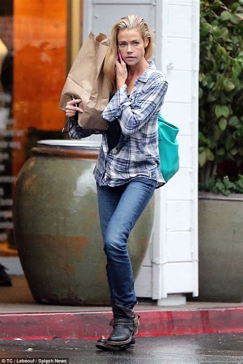 Make Up Free Denise Richards Shows Off Her Flawless Skin As She Runs
