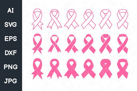 cancer ribbon svg awareness ribbon svg  cricut
