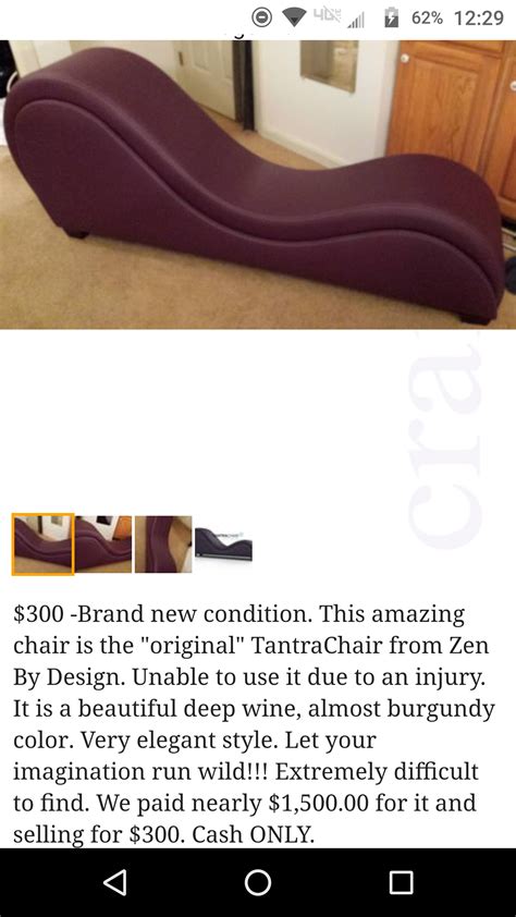 what a deal i ve been looking for a used sex chair craigslist wtf