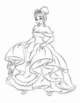 Coloring Princess Pages Pretty Getcolorings sketch template
