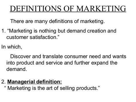 introduction  marketing management  definition  marketing