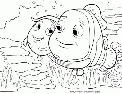 coloring pages finding nemo coloring home