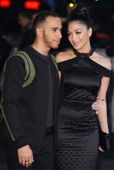 Nicole Scherzinger Looks Thrilled To Be Reunited With Lewis Hamilton At