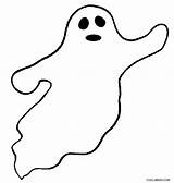 Ghost Coloring Pages Kids Printable Simple Halloween Ghosts Colouring Outline Template Pattern Printables Cool2bkids Cutouts Sheets Decorations Haunted sketch template