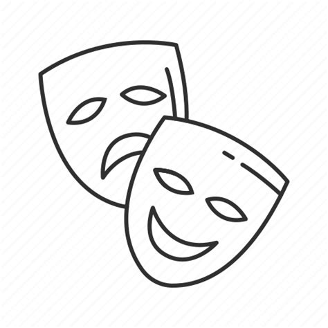 acting mask acting masks happy happy sad mask mask sad icon