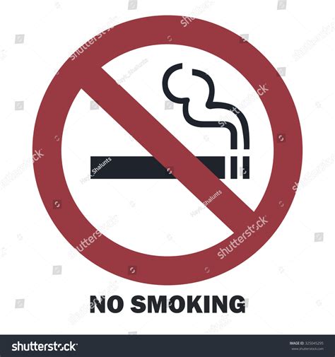 smoking sign vector illustration  shutterstock