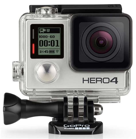 gopro hero  silver waterproof camera
