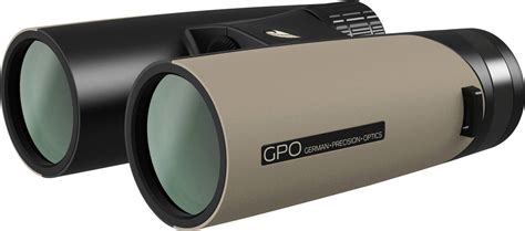 gpo german precision optics binoculars b362 10 42 mm sand black