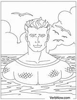 Aquaman Manta Verbnow sketch template