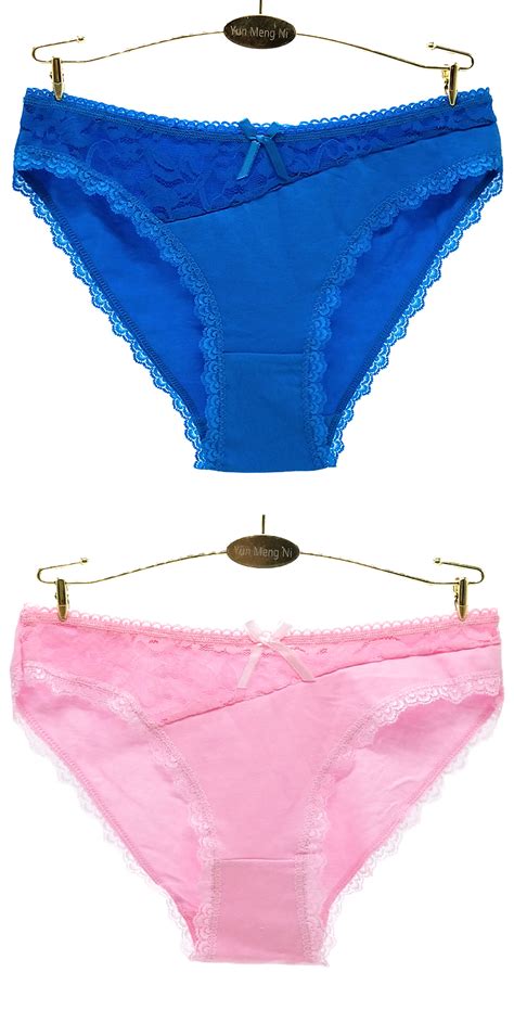 yun meng ni sexy women underwear new design lace cotton women panties