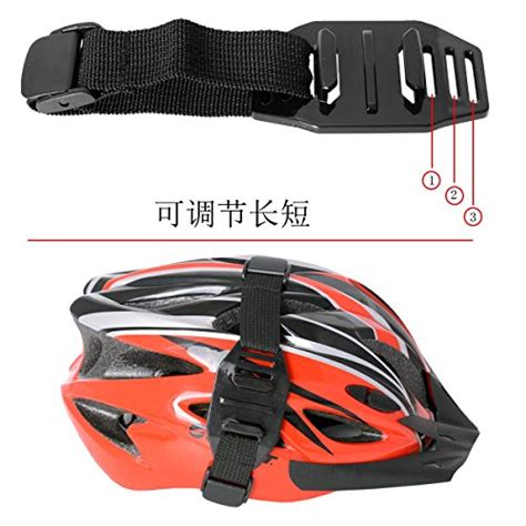 fantaseal    kit  supporto gopro casco  gopro cinturino casco da bici  fori