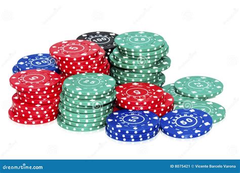 casino chips stock image image  group white blue