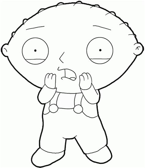 family guy stewie pages coloring pages