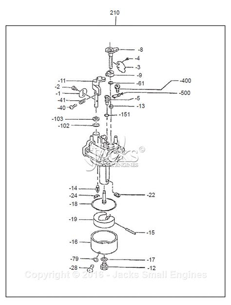 robinsubaru exrev parts diagram  carburetor  profilemikuni