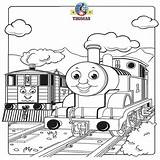 Thomas Coloring Pages Train Friends Engine Toby Print Kids Boys Printable Tram Tank Bill Colouring Girls Ben Trains Clipart Steam sketch template