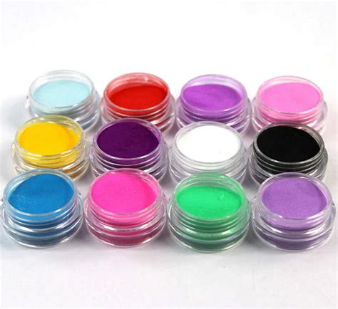 buy  colors acrylic powder manicure tips nail art