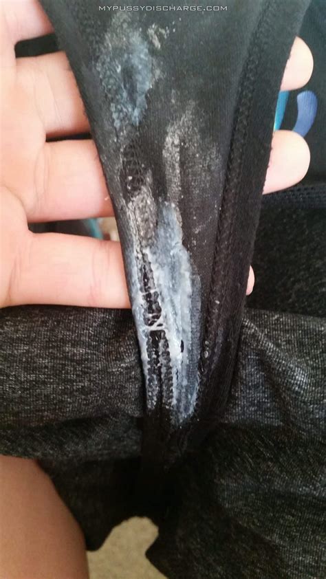fresh discharge on wet panties my pussy discharge