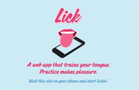 Lickthisapp New Iphone App Can Improve Your Sex Life By Making You