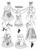 Paper Dolls Coloring Pages Doll Printable Kids Victorian Color Pioneer American Colouring Bestcoloringpagesforkids Print Vintage Girls Cut Girl Adult Printables sketch template