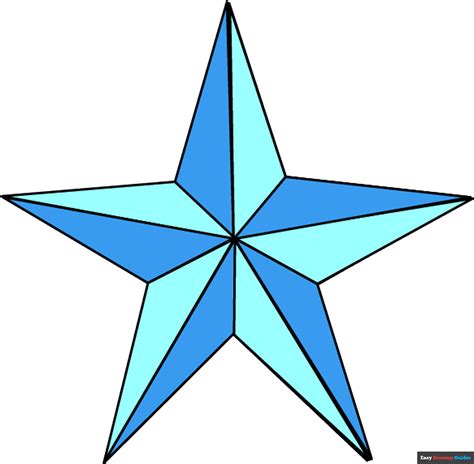 draw  star step  step tutorial easy drawing guides