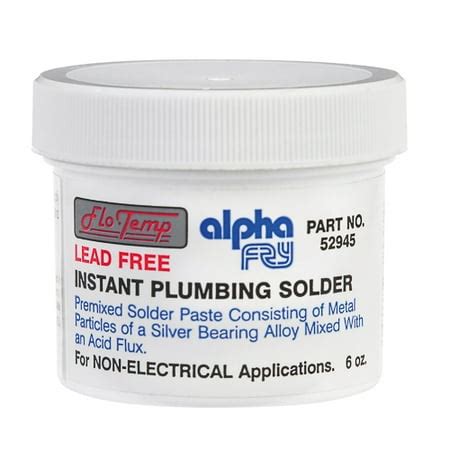 alpha metals  alpha fry lead  instant plumbing solder walmartcom