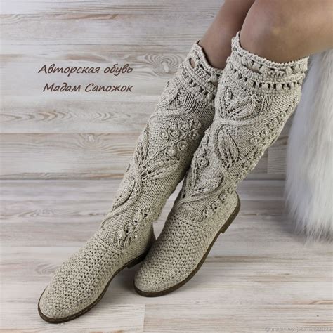 linen women summer boots купить на Ярмарке Мастеров h6ln5com high